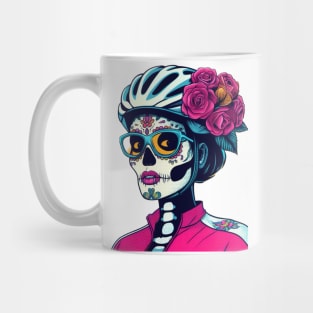 Catrina cycling flowers Mug